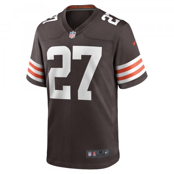 Men's Cleveland Browns Lorenzo Burns Nike  Brown Team Game Jersey