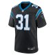 Men's Carolina Panthers Lamar Jackson Nike  Black  Game Jersey