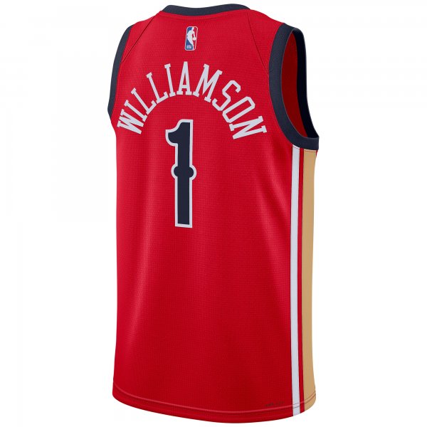 Unisex New Orleans Pelicans Zion Williamson Jordan Brand Red Swingman Jersey - Statement Edition