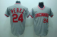 Mitchell And Ness Cincinnati Reds #24 Tony Perez Stitched Grey Throwback MLB Jersey