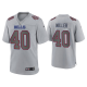 Men's Buffalo Bills Von Miller Gray Atmosphere Fashion Game Jersey