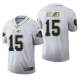 Kansas City Chiefs #15 Patrick Mahomes White Men's Stitched NFL Limited Golden Edition Jersey