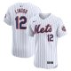 Men's New York Mets Francisco Lindor Nike White Home Elite Jersey