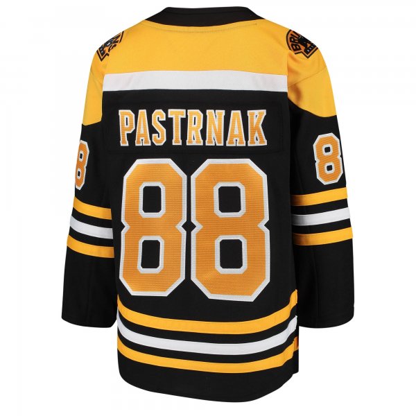 Youth Boston Bruins David Pastrnak Black Home Premier Player Jersey