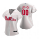 Women's Philadelphia Phillies Custom Nike White 2020 Home Jersey