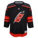 Youth Carolina Hurricanes  Black Home Replica Custom Jersey