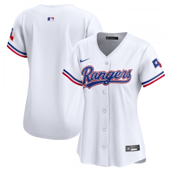 Women's Texas Rangers Nike White Home Limited Jersey