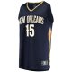 Men's New Orleans Pelicans Jose Alvarado Fanatics Navy Fast Break Replica Jersey - Icon Edition