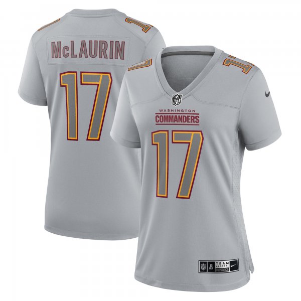 Women's Washington Commanders Terry McLaurin Nike Gray Atmosphere Fashion Game Jersey