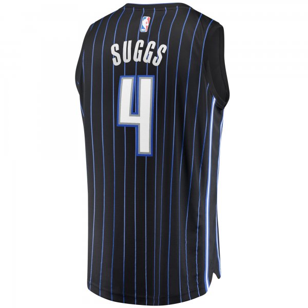 Men's Orlando Magic Jalen Suggs Fanatics Black Fast Break Replica Jersey - Icon Edition