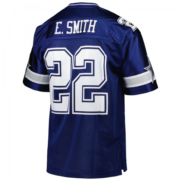 Men's Dallas Cowboys 1996 Emmitt Smith Mitchell & Ness Navy Throwback Retired Player Jersey