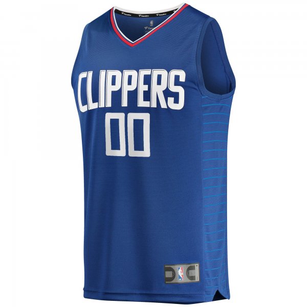 Youth LA Clippers Fanatics Royal Fast Break Custom Replica Jersey - Icon Edition