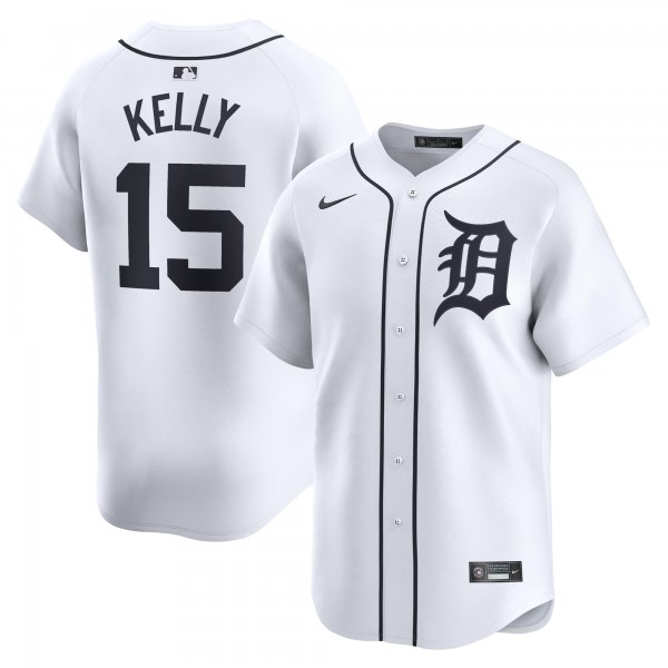 Men's Detroit Tigers Carson Kelly Nike White Home Limited Player Jersey