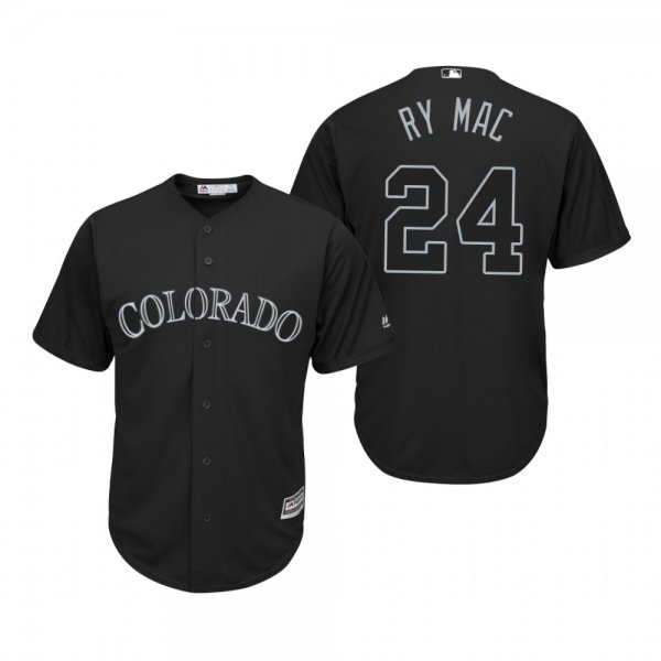 Colorado Rockies Ryan McMahon Ry Mac Black 2019 Players Weekend MLB Jersey