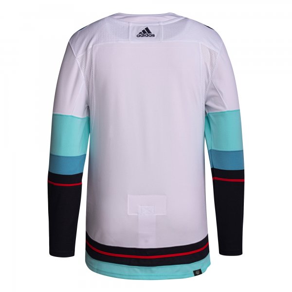 Men's Seattle Kraken adidas White Away Primegreen Jersey