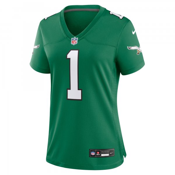 Women's Philadelphia Eagles Jalen Hurts Nike Kelly Green Game Player Jersey