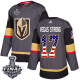 Adidas Golden Vegas Golden Knights #17 Vegas Strong Grey Home USA Flag 2018 Stanley Cup Final Stitched NHL Jersey