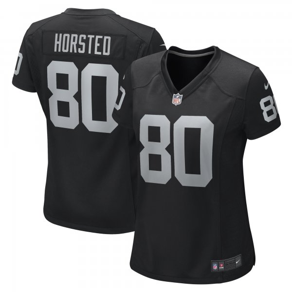 Women's Las Vegas Raiders Jesper Horsted Nike Black Game Player Jersey