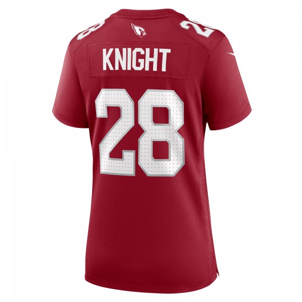 Women's Arizona Cardinals Qwuantrezz Knight Nike  Cardinal  Game Jersey