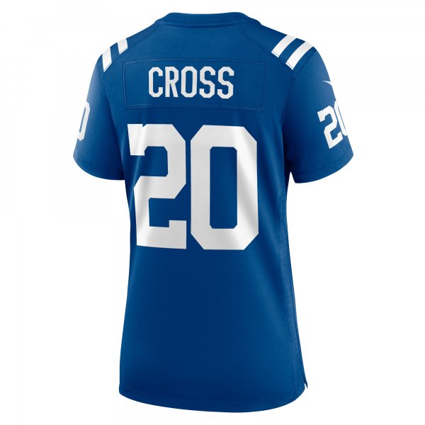 Women's Indianapolis Colts Nick Cross Nike Royal Player Game Jersey