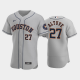 Men's Houston Astros #27 Jose Altuve 2020 Road Gray Flex Base MLB Jersey