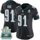 Nike Philadelphia Eagles #91 Fletcher Cox Black Alternate Super Bowl LII Champions Women's Stitched NFL Vapor Untouchable Limited Jersey