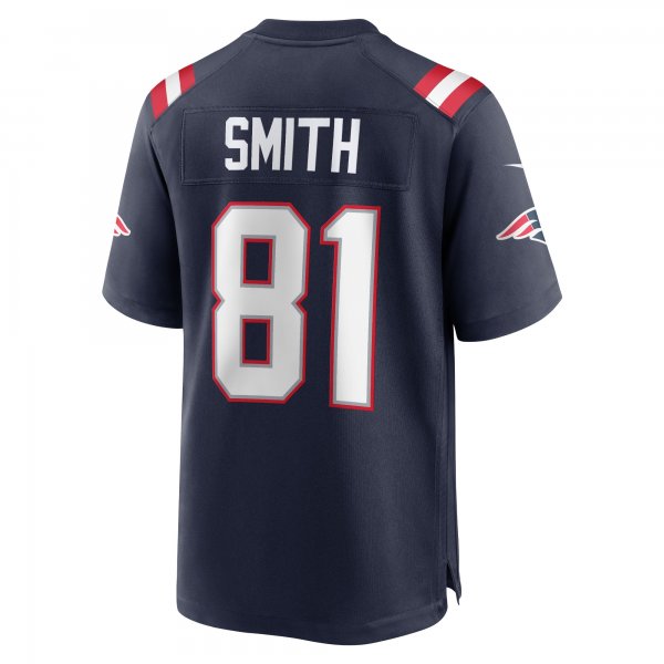 Men's New England Patriots Jonnu Smith Nike Navy Game Jersey