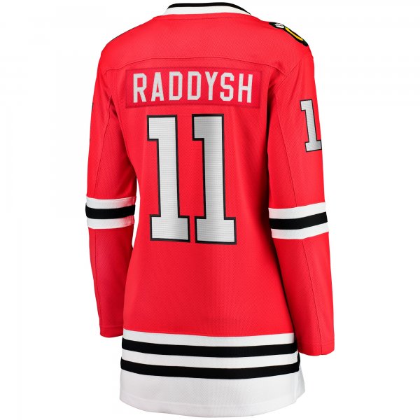 Women's Chicago Blackhawks Taylor Raddysh Fanatics Red Home Breakaway Player Jersey