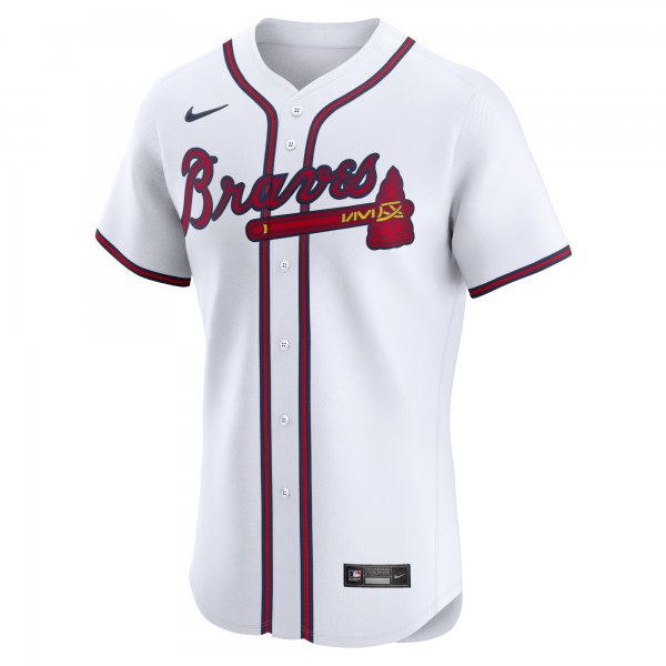 Men's Atlanta Braves Travis d'Arnaud Nike White Home Elite Player Jersey