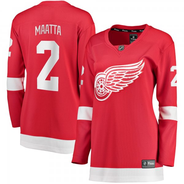 Women's Detroit Red Wings Olli Maatta Fanatics Red Home Breakaway Player Jersey