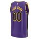 Men's Los Angeles Lakers  Fanatics Purple 2022/23 Fast Break Custom Replica Jersey - Statement Edition