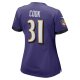 Women's Baltimore Ravens Dalvin Cook Nike  Purple  Game Jersey