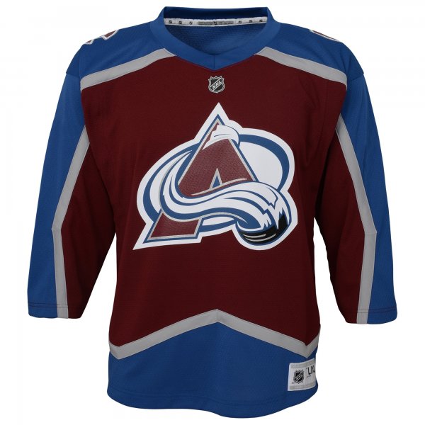 Youth Colorado Avalanche Burgundy Home Blank Replica Jersey