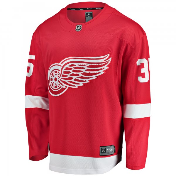 Men's Detroit Red Wings Ville Husso Fanatics Red Home Breakaway Player Jersey