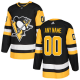 Adidas Pittsburgh Penguins Men's Black/Gold New Season Custom NHL Jersey