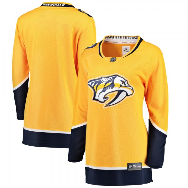 Women's Nashville Predators Fanatics Yellow Breakaway Home Jersey