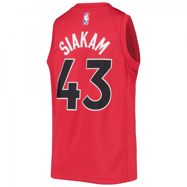 Youth Toronto Raptors Pascal Siakam Nike Red Swingman Jersey - Icon Edition