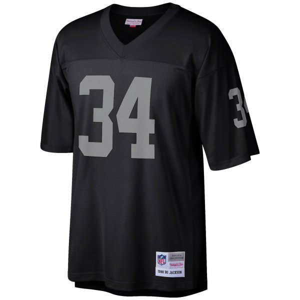 Men's Las Vegas Raiders Bo Jackson Mitchell & Ness Black Legacy Replica Jersey