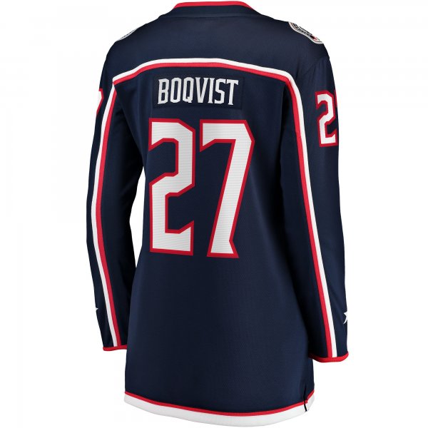 Women's Columbus Blue Jackets Adam Boqvist Fanatics Navy Home Breakaway Player Jersey