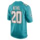 Men's Miami Dolphins Justin Bethel Nike Aqua Game Player Jersey