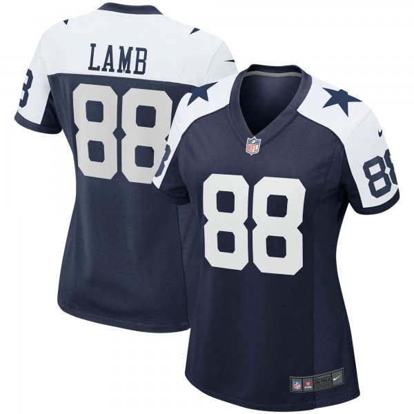 Women's Dallas Cowboys CeeDee Lamb Nike Navy Alternate Game Team Jersey