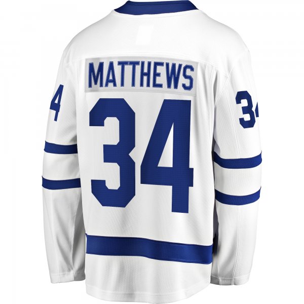 Men's Toronto Maple Leafs Auston Matthews Fanatics White Away Premier Breakaway Player Jersey