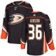 Adidas Anaheim Ducks #36 John Gibson Black Home Stitched NHL Jersey