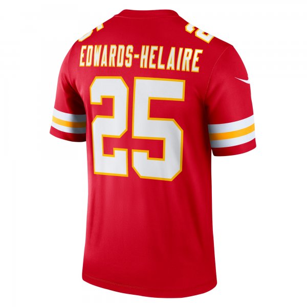 Men's Kansas City Chiefs Clyde Edwards-Helaire Nike Red Legend Jersey