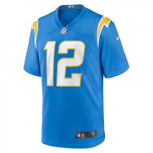 Men's Los Angeles Chargers Derius Davis Nike Powder Blue Team Game Jersey