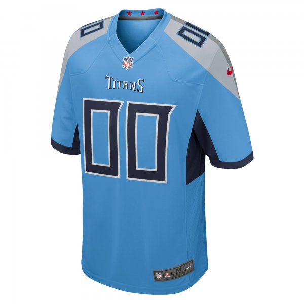 Men's Tennessee Titans Nike Light Blue Alternate Custom Game Jersey