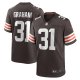 Men's Cleveland Browns Thomas Graham Jr. Nike  Brown Team Game Jersey