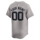 Men's New York Yankees  Nike Gray Away Limited Custom Jersey