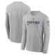 Men's Nike Gray Baltimore Ravens 2024 Salute To Service Long Sleeve T-Shirt