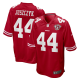 Men's San Francisco 49ers #44 Kyle Juszczyk Nike Scarlet 75th Anniversary Player Limited Jersey